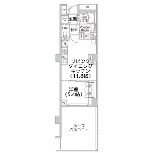 RUタイプ - 間取り図
