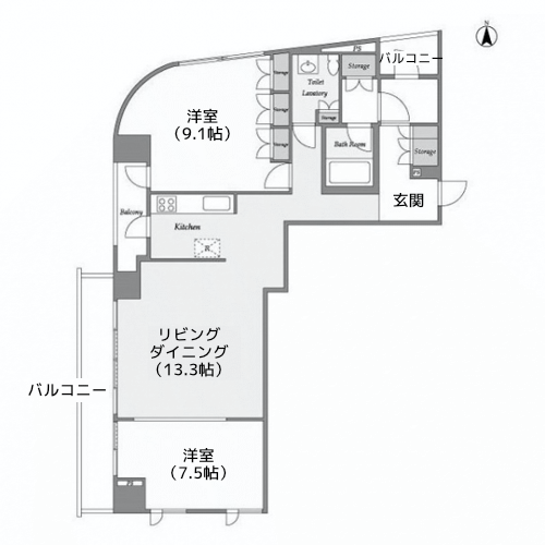 カーザエルミタッジオ - 間取り図