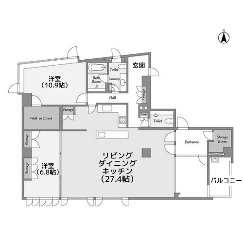 カーザエルミタッジオ - 間取り図