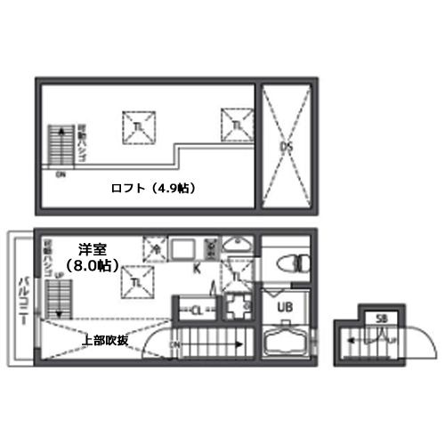 CASA BRICKS自由が丘 - 間取り図