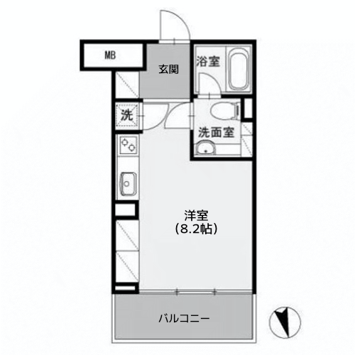 カスタリア目黒長者丸 - 間取り図