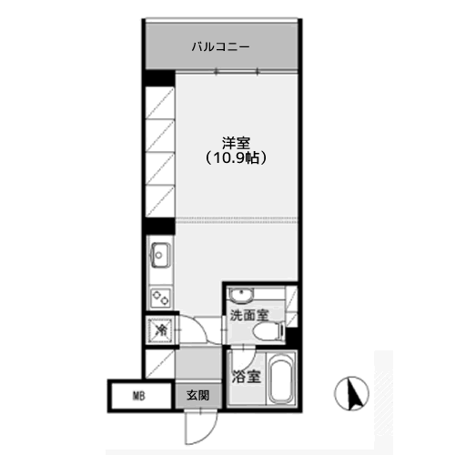カスタリア目黒長者丸 - 間取り図