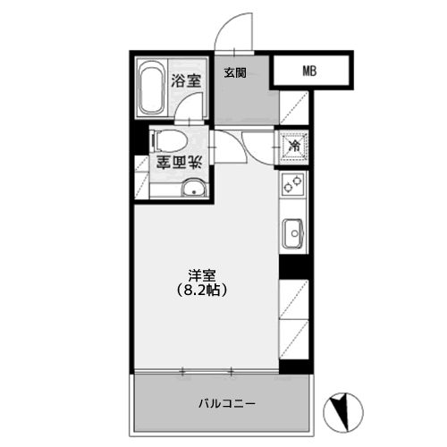 カスタリア目黒長者丸 - 間取り図