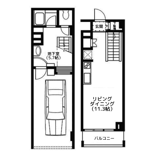 カスタリア尾山台 - 間取り図