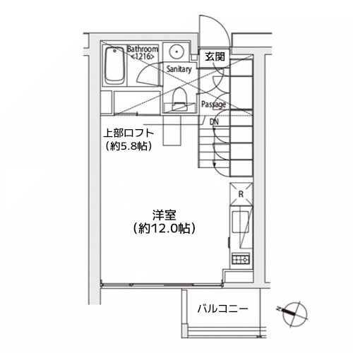 カスタリア渋谷櫻丘 - 間取り図