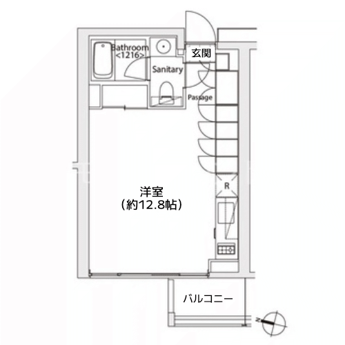 カスタリア渋谷櫻丘 - 間取り図
