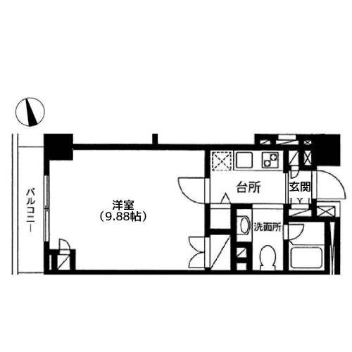 カスタリア戸越駅前 - 間取り図