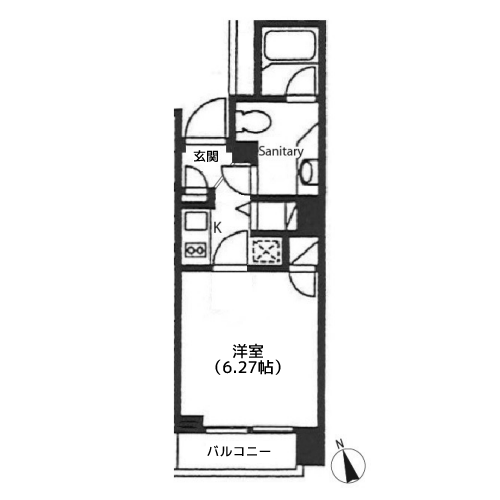 カスタリア戸越駅前 - 間取り図