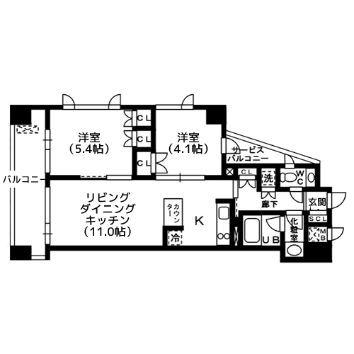 チェスターコート御茶ノ水 - 間取り図