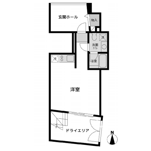 サークル南麻布 - 間取り図