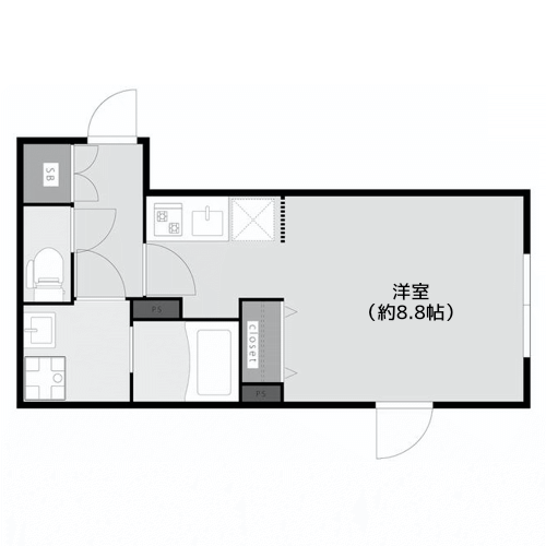 クールブラン戸越公園 - 間取り図