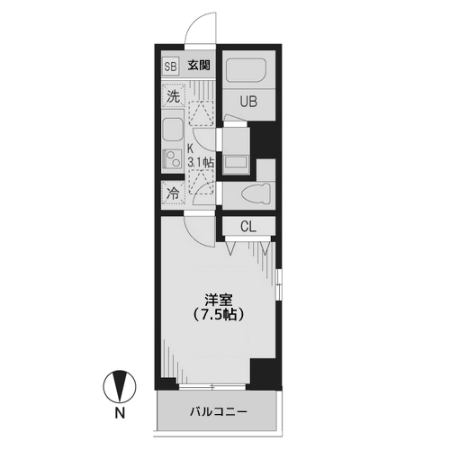 コレクト元代々木 - 間取り図
