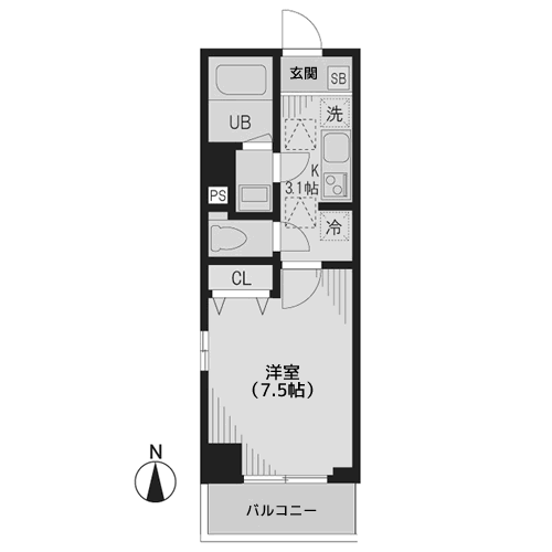 コレクト元代々木 - 間取り図