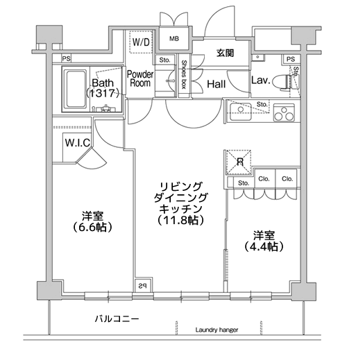 コンフォリア駒場 - 間取り図