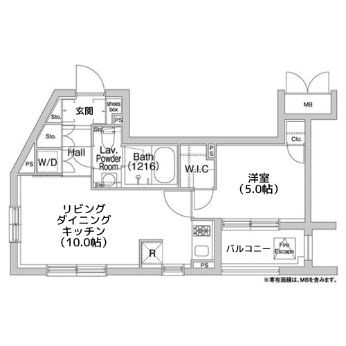 大田西馬込レジデンス - 間取り図