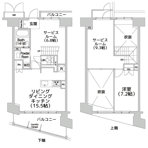 コンフォリア芝浦バウハウス - 間取り図