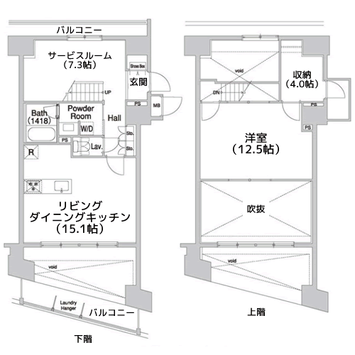 コンフォリア芝浦バウハウス - 間取り図