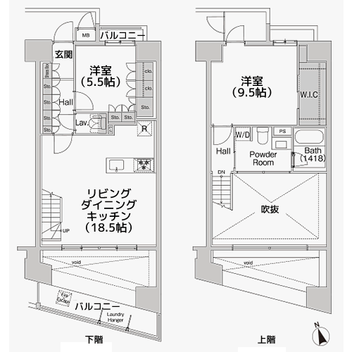 コンフォリア芝浦バウハウス - 間取り図