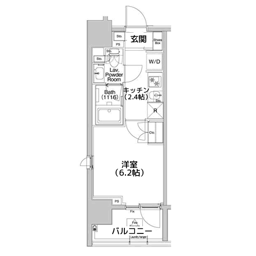 コンフォリア品川EAST - 間取り図