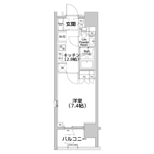 コンフォリア品川EAST - 間取り図