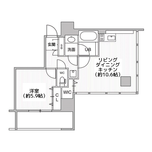 コンフォリア白金高輪 - 間取り図