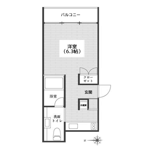 コートブランシェAP - 間取り図