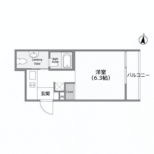 コートブランシェAP - 間取り図