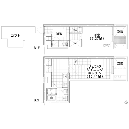 コートモデリア赤坂895 - 間取り図