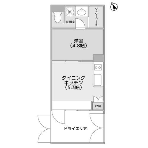 コートモデリア六本木 - 間取り図