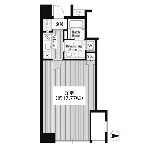 クレアーレ麹町 - 間取り図