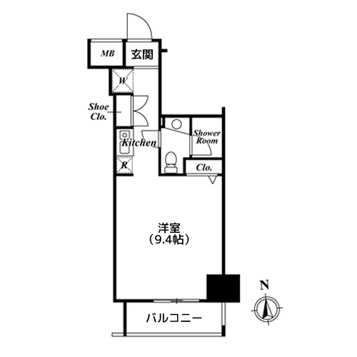 クレジデンス虎ノ門 - 間取り図