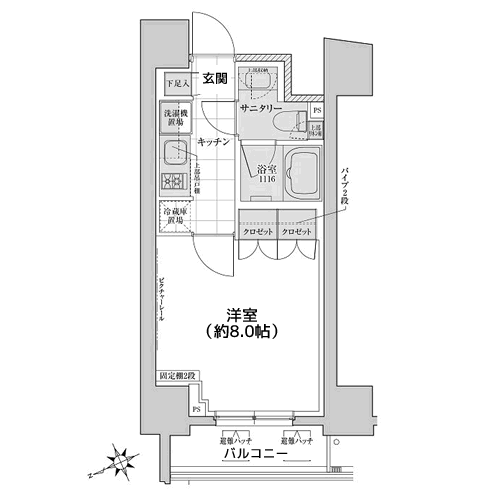 ステラメゾン三軒茶屋 - 間取り図