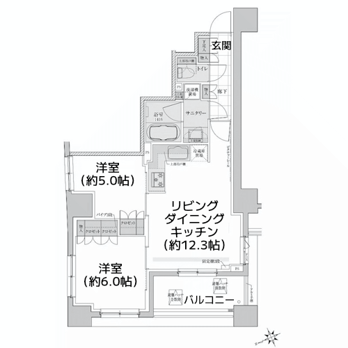 ステラメゾン三軒茶屋 - 間取り図