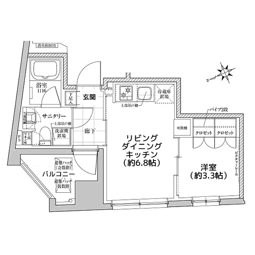 ステラメゾン三軒茶屋 - 間取り図