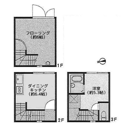 クロススクエア西大井 - 間取り図