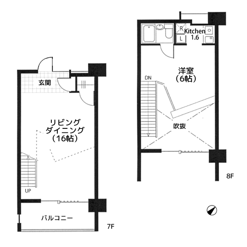Curve6 - 間取り図