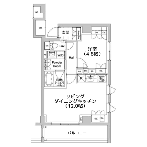 代官山BLESS - 間取り図