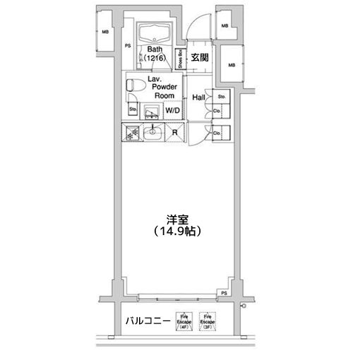 代官山BLESS - 間取り図