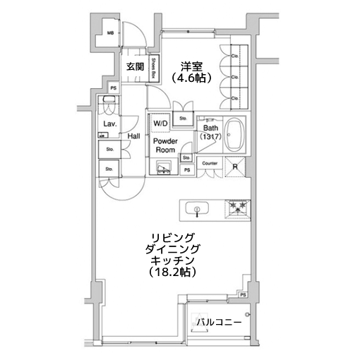 代官山BLESS - 間取り図