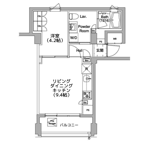 代官山BLESS - 間取り図