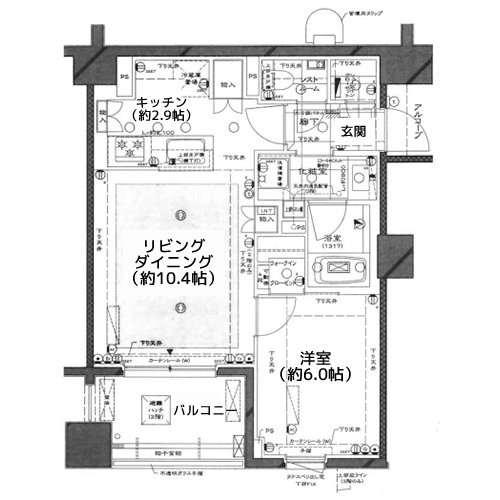ディアナコート用賀 - 間取り図