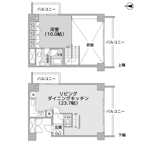 エルフレア駒沢 - 間取り図