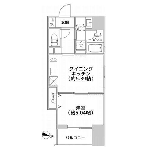 エルスタンザ神田須田町 - 間取り図