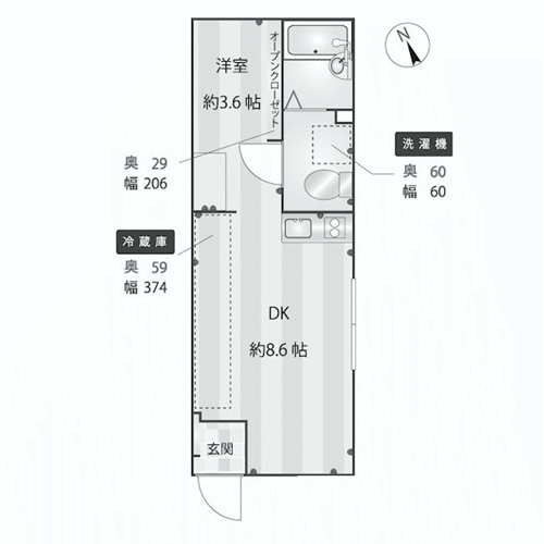 Elysion北千束 - 間取り図