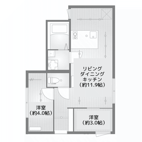 Elysion北千束 - 間取り図