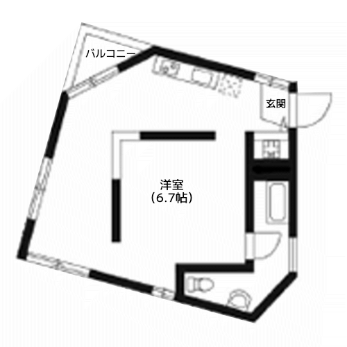 エンシェール砧 - 間取り図