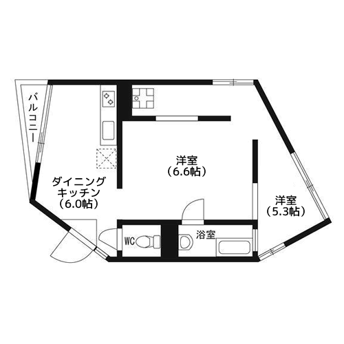 エンシェール砧 - 間取り図