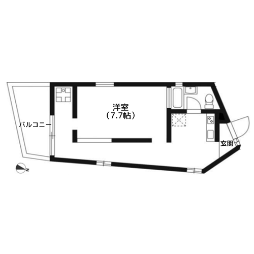 エンシェール砧 - 間取り図