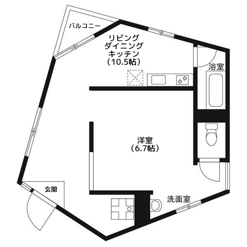 エンシェール砧 - 間取り図