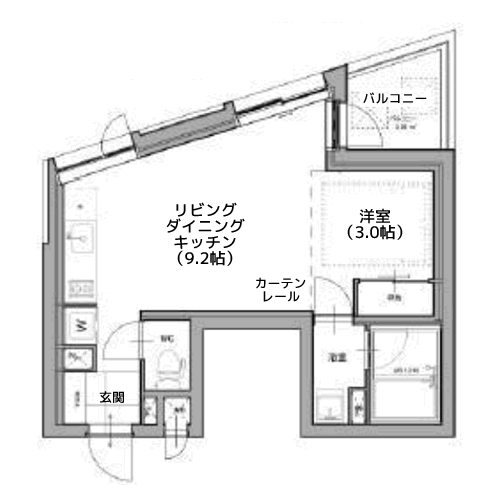 エスセナーリオ不動前 - 間取り図
